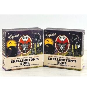 Dr. Squatch Skellington's Suds Nightmare Before Christmas Soap 2 Pack Limited Ed